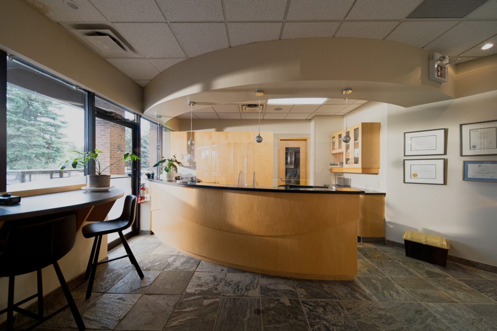 Welcoming Reception Area | Point McKay Dental | General & Family Dentist | NW Calgary
