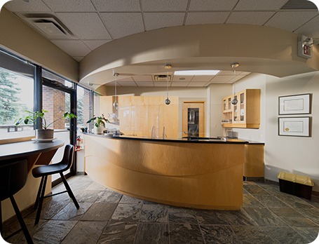 Reception Area | Point McKay Dental | General & Family Dentist | NW Calgary