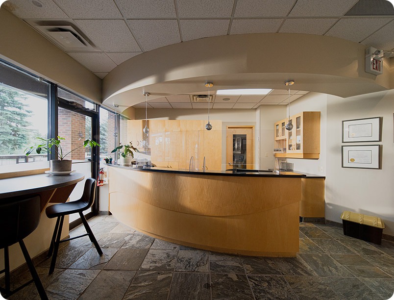 Reception Area | Point McKay Dental | General & Family Dentist | NW Calgary